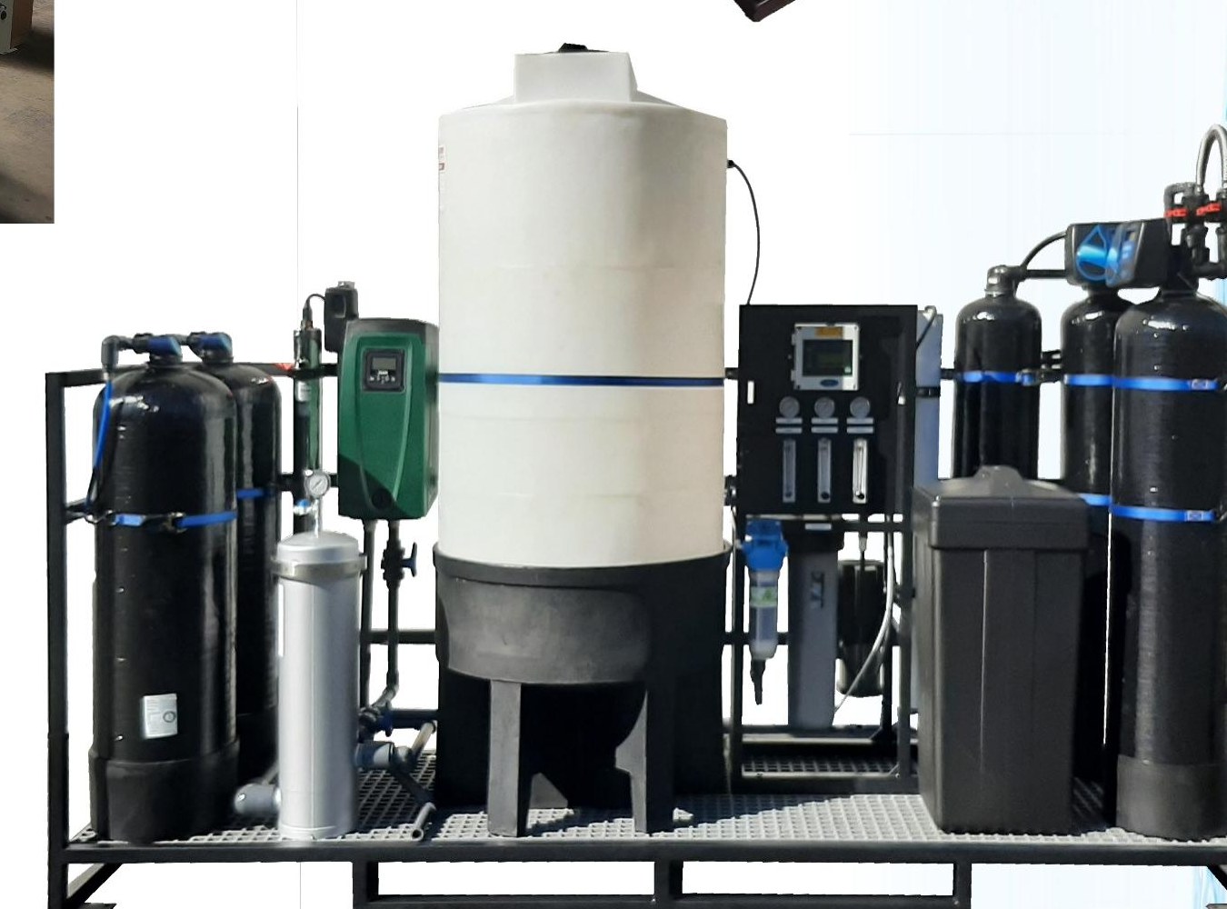 Custom Multi-Tank Softening + RO Skid