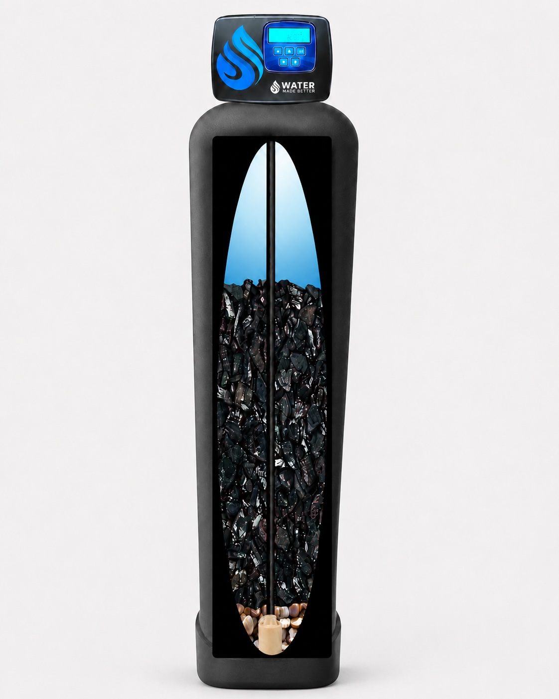 Water Made Better tank interior water filtration view