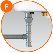 ½″ gas pipe capability up to 24′