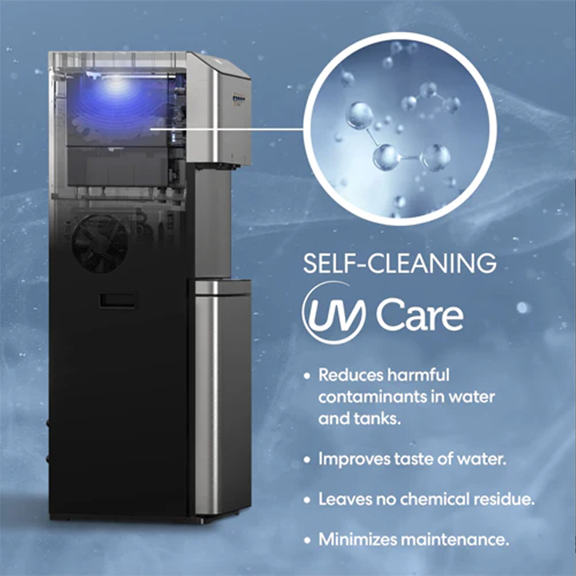 AquaCool Point-of-Use Water Cooler & Ice Dispenser detail 1