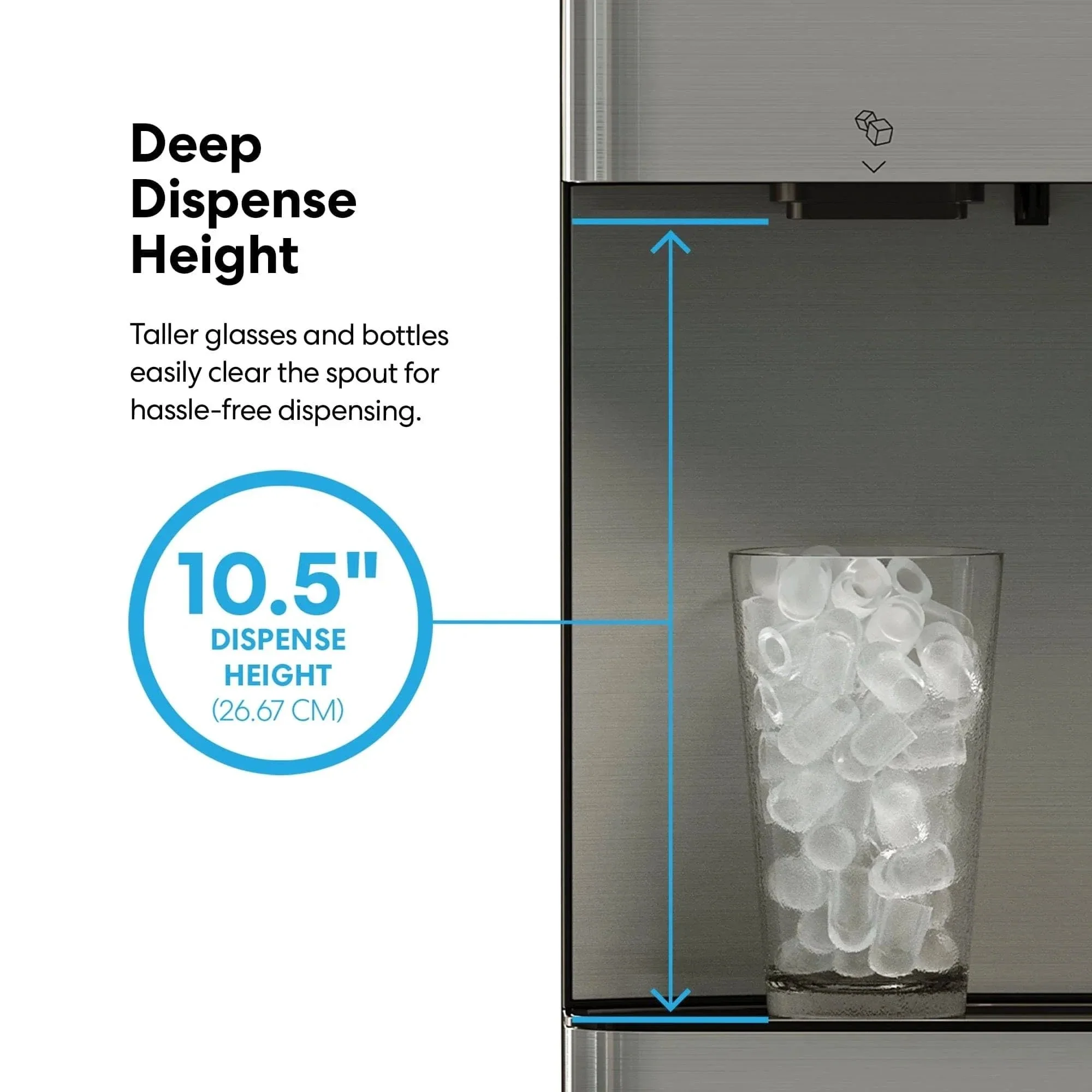 Water Made Better ice and water dispenser detail 3